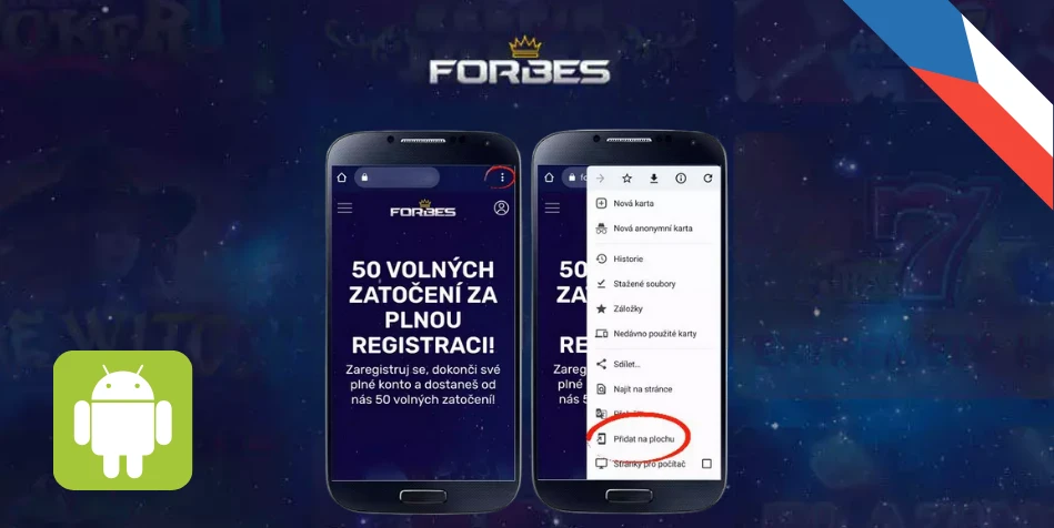 Jak si stáhnout a nainstalovat APK Forbes Casino na Android
