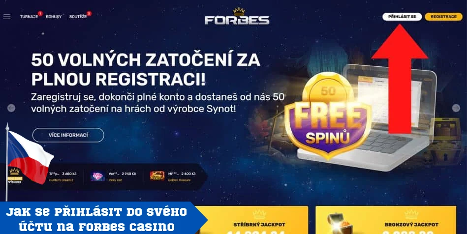 Jak se přihlásit do svého účtu na Forbes Casino